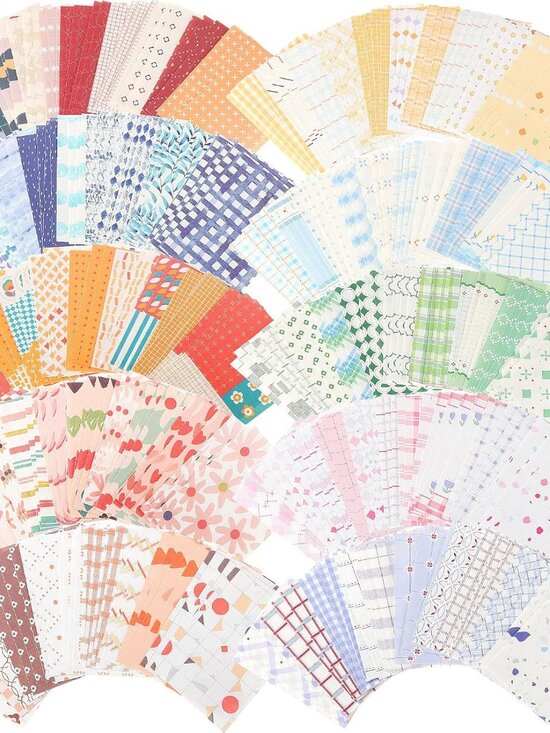 Other - 500 Sheets Vintage DIY Scrapbook Aesthetic Paper Supplies Decorative Paper Mater